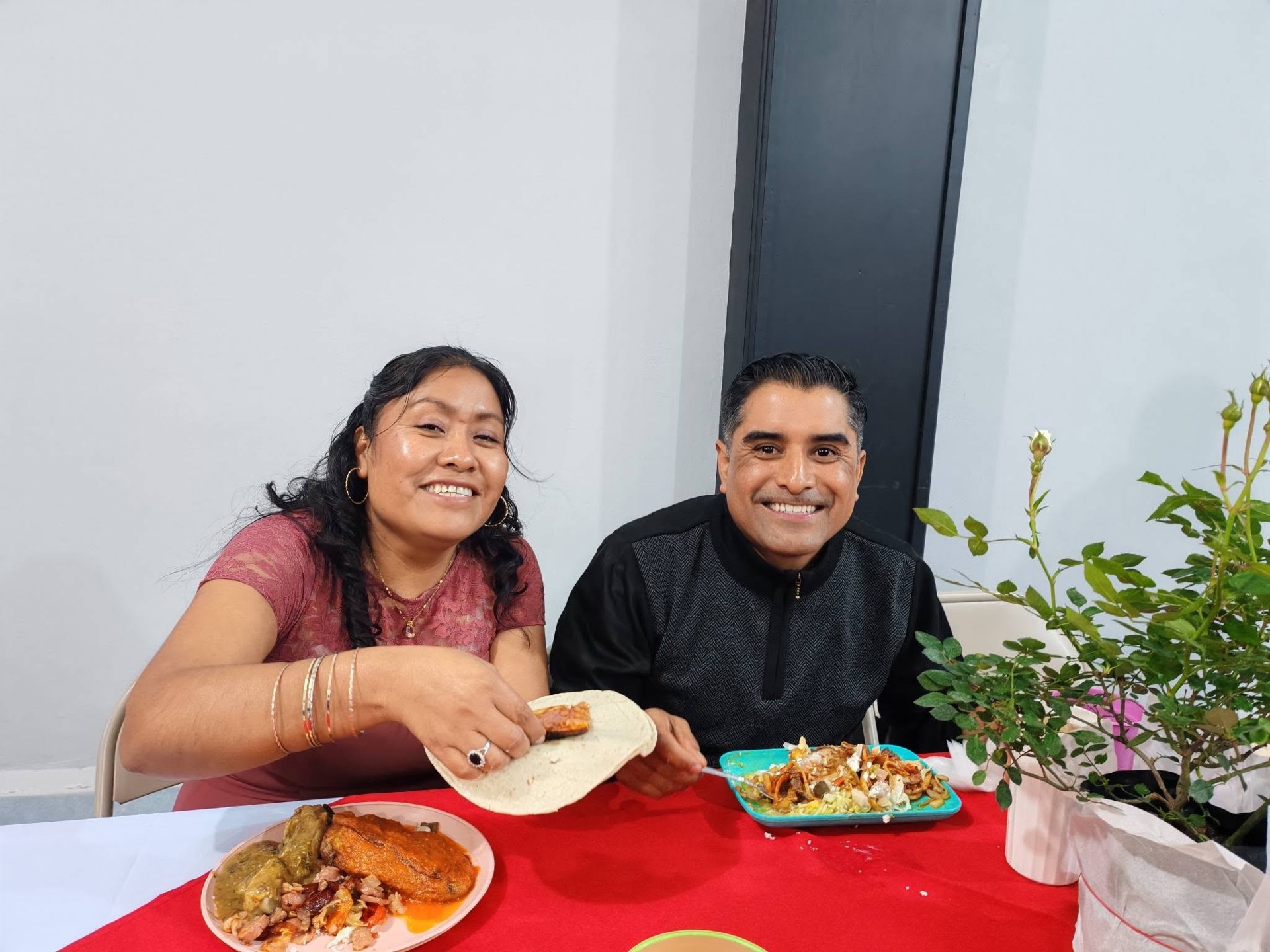 Cena con la familia de la fe